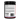Back view of a black plastic bottle of BlackStone Labs Essential Amino Acids, showing the white label with text, a barcode, and a red and blue stripe.
