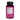 Black supplement bottle with a black cap showing the back label, featuring a bright pink section with Supplement Facts and Blackstone branding.