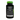 A black plastic bottle of dietary supplements shown from the back, featuring a bright green cap with white text and a black label with white text detailing directions and warnings.