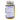 A bottle of dietary supplements showing the back label with Supplement Facts, containing amber softgels and a white cap with a black seal.