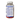 A clear plastic bottle of dietary supplements with a white seal lid and a blue-and-white label showing Supplement Facts, photographed on a plain white background.
