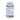 A clear supplement bottle with a white cap and a blue label showing Supplement Facts, filled with white tablets. The label includes text for Vitamin D chloride, Vitamin K2, and lists ingredients and usage information.