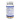 A clear supplement bottle with a white and blue label reading 'Supplement Facts,' sealed with a white protective cap, on a plain white background. Beige oval tablets are visible at the bottom of the bottle.