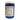 A blue plastic supplement jar with a white lid, showing the Supplement Facts label. The label features red and green graphics on the left side with text that reads 'Vitamin D3 Plus'.