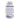 A clear plastic supplement bottle with a white and blue label, sealed with a white tamper-evident cap. The label features a blue band at the bottom with white text and a white background with black text detailing product claims and manufacturer information.