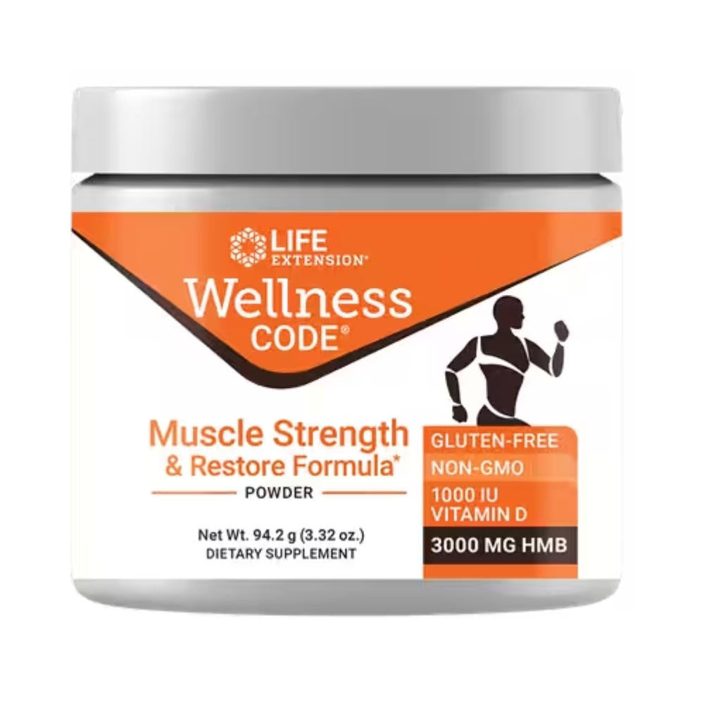 Life Extension Wellness Code Muscle Strength & Restore Powder 30 Servi ...