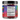 Jar of gummy supplements with colorful label and visible supplement facts.