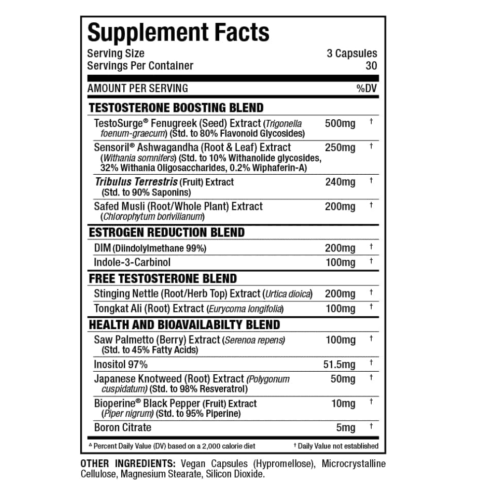 Testochews Label Testo FX Extreme Testosterone Booster Allmax Nutrition – Supplement ...