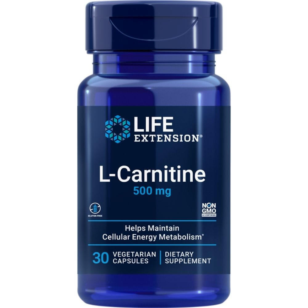 l carnitine supplement warehouse Life Extension L-Carnitine 500mg 30 Veg Caps Essential Amino Acid – injectable cyanocobalomin